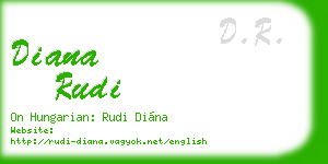 diana rudi business card